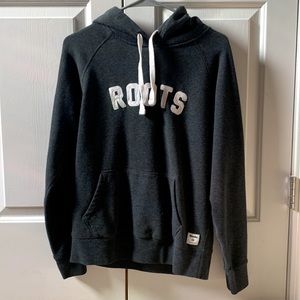dark grey Roots hoodie